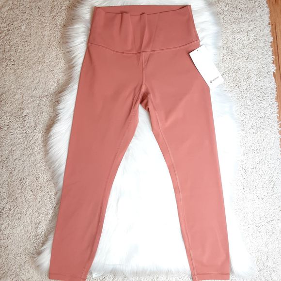 lululemon athletica Pants - Lululemon Wunder Under HR Tights 25" Rustic Coral